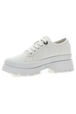 Sneakers Bianche Con Suola Platform Bianca FY7679-FREDDY Sale