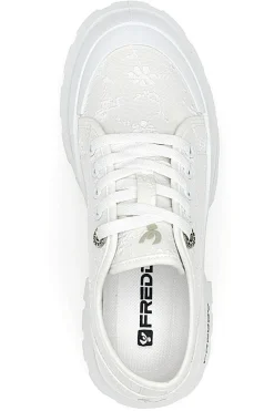 Sneakers Bianche Con Suola Platform Bianca FY7679-FREDDY Sale