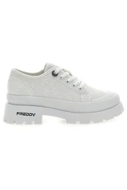 Sneakers Bianche Con Suola Platform Bianca FY7679-FREDDY Sale