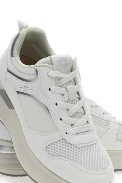 Sneakers Bianche con zeppa comfort Kendy-PITTARELLO CAPSULE New