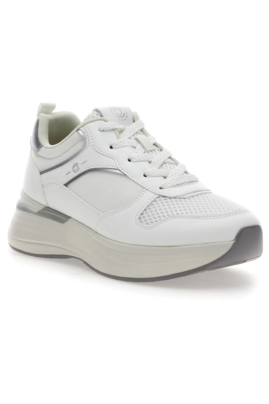 Sneakers Bianche con zeppa comfort Kendy-PITTARELLO CAPSULE New