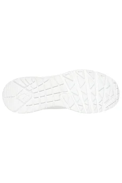 Sneakers bianche con zeppa e dettagli oro Uno Wedge Hi Steps-SKECHERS Best