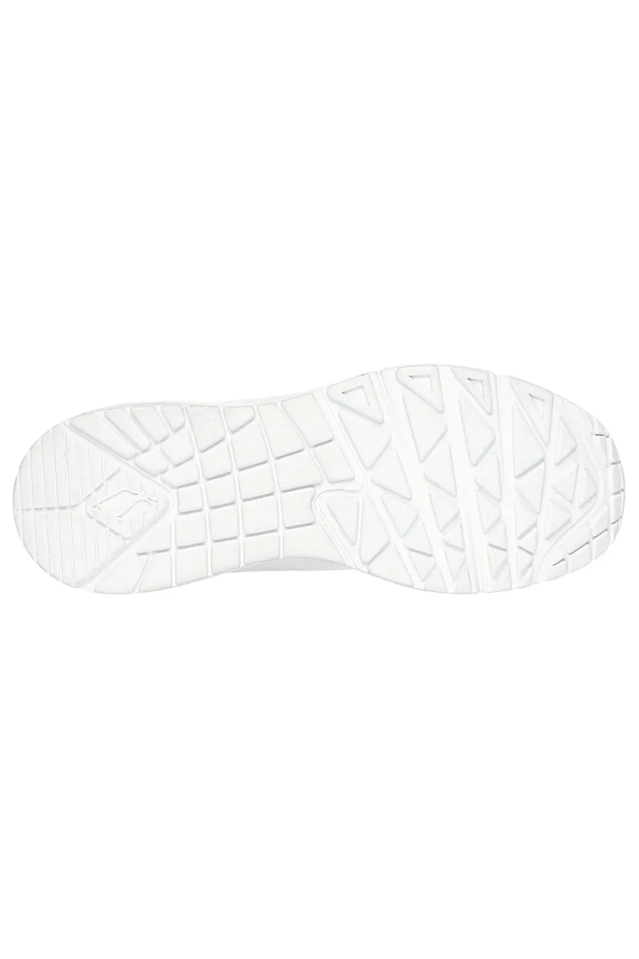 Sneakers bianche con zeppa e dettagli oro Uno Wedge Hi Steps-SKECHERS Best