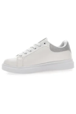 Sneakers Bianche e Argento 27-LANCETTI Discount