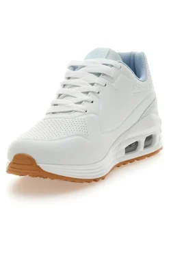 Sneakers Bianche e Azzurre Con Bolla ad Aria Ev822-EVERLAST Hot