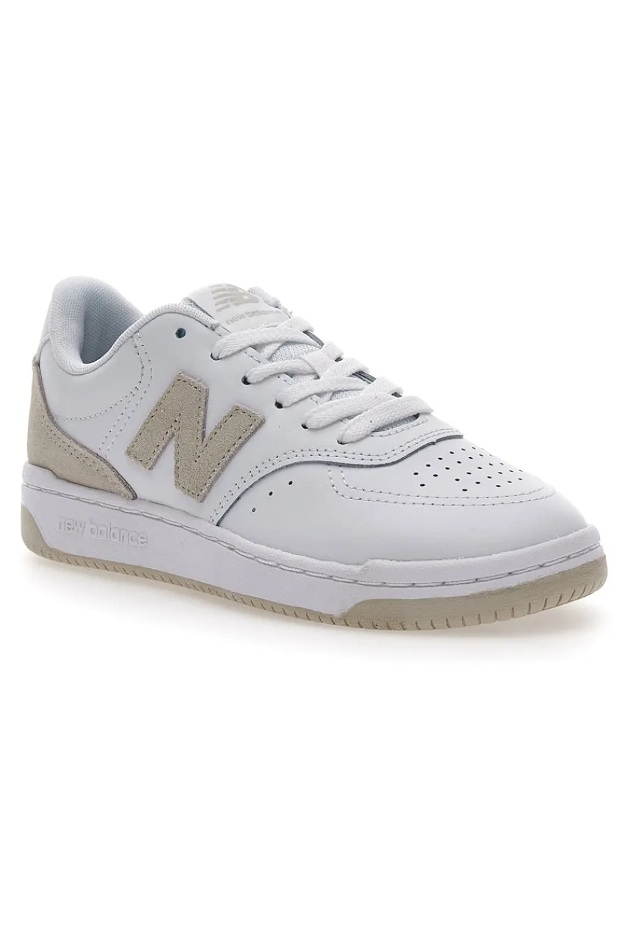 Sneakers bianche e oro con tomaia traforata BB80RTG-NEW BALANCE Clearance
