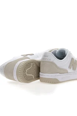 Sneakers bianche e oro con tomaia traforata BB80RTG-NEW BALANCE Clearance