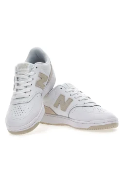 Sneakers bianche e oro con tomaia traforata BB80RTG-NEW BALANCE Clearance