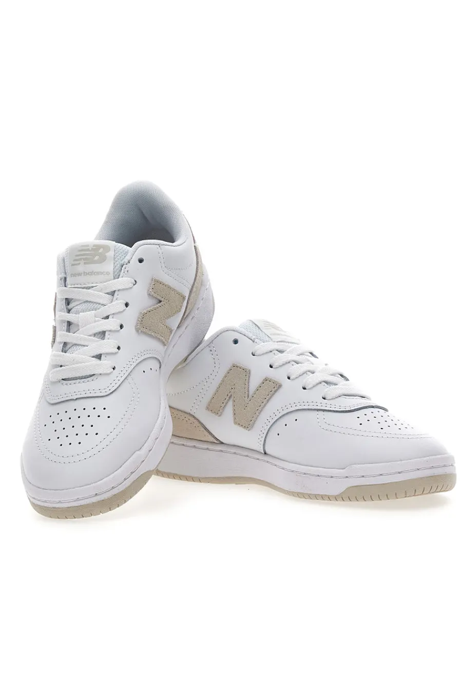 Sneakers bianche e oro con tomaia traforata BB80RTG-NEW BALANCE Clearance