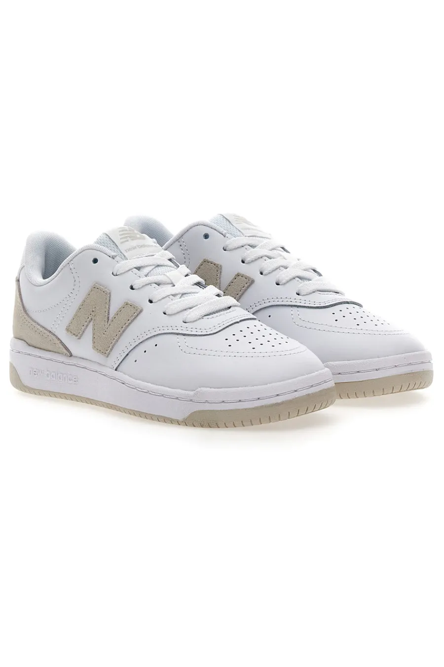 Sneakers bianche e oro con tomaia traforata BB80RTG-NEW BALANCE Clearance