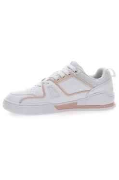 Sneakers Bianche e Rosa 3 Point Low-CHAMPION Discount