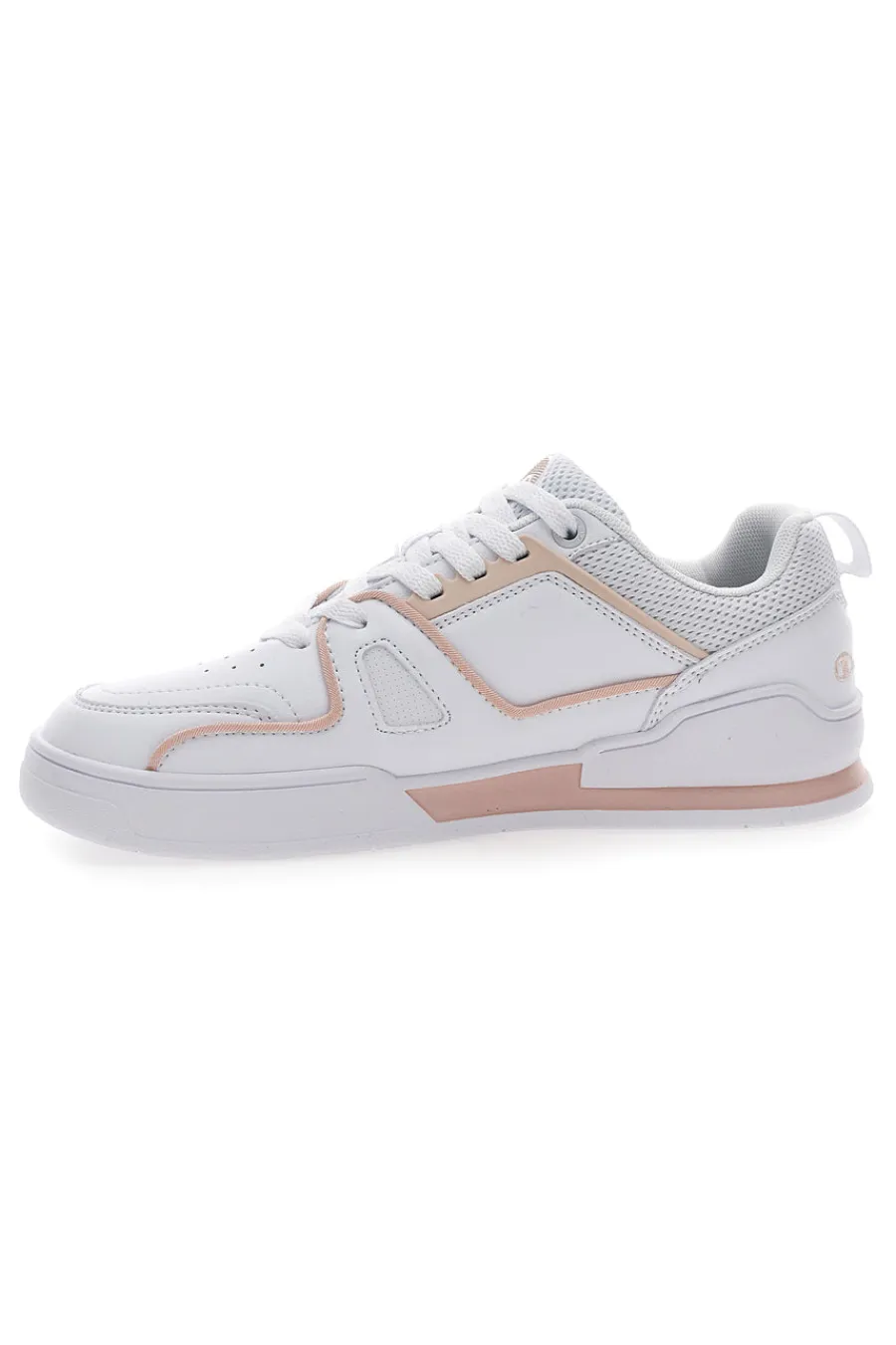 Sneakers Bianche e Rosa 3 Point Low-CHAMPION Discount
