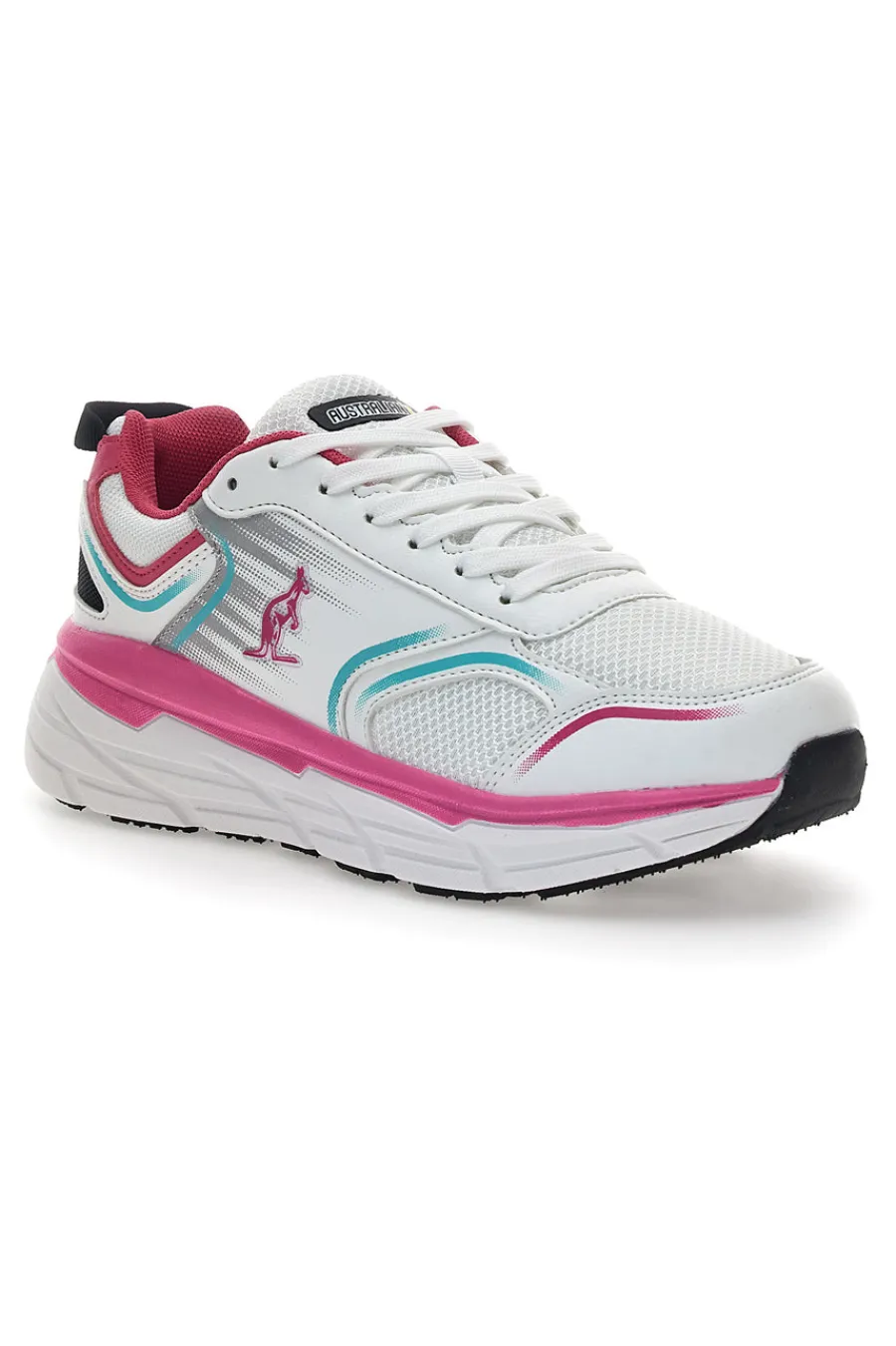Sneakers Bianche e Rosa Con Extra - Insole AU24W105-AUSTRALIAN Best