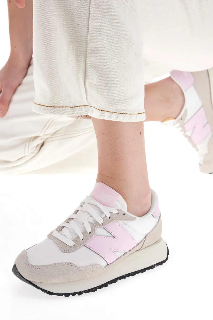 Sneakers Bianche e Rosa da Donna 237-NEW BALANCE Discount
