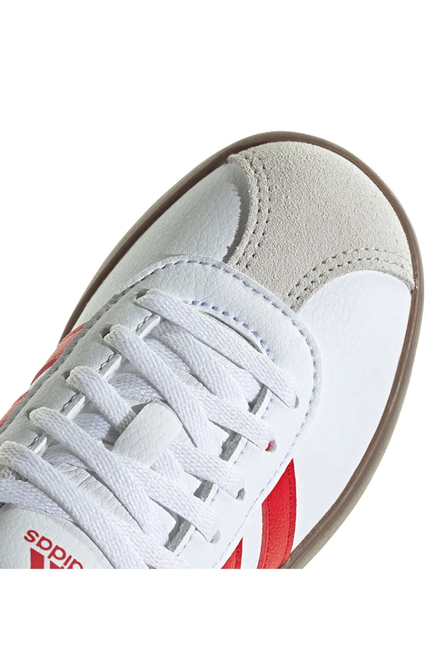 Sneakers Bianche e Rosse VL Court 3-ADIDAS Discount