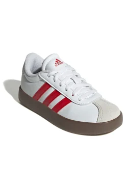 Sneakers Bianche e Rosse VL Court 3-ADIDAS Discount