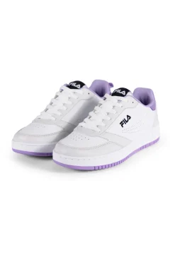 Sneakers Bianche e Suola Lilla Raga Wmn-FILA Best