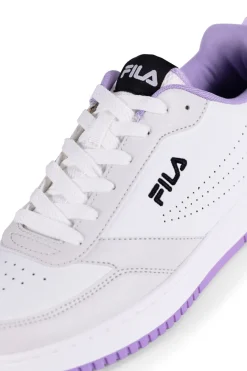 Sneakers Bianche e Suola Lilla Raga Wmn-FILA Best