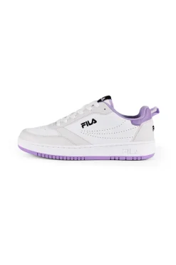 Sneakers Bianche e Suola Lilla Raga Wmn-FILA Best