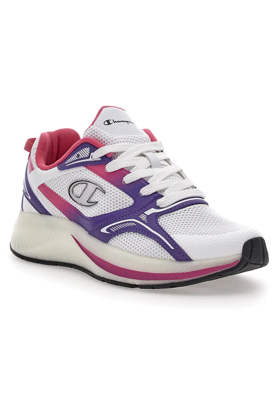Sneakers Bianche e Viola Con Mesh Vibe-CHAMPION Outlet