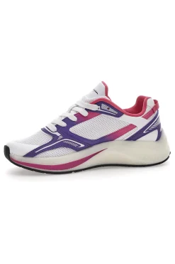 Sneakers Bianche e Viola Con Mesh Vibe-CHAMPION Outlet