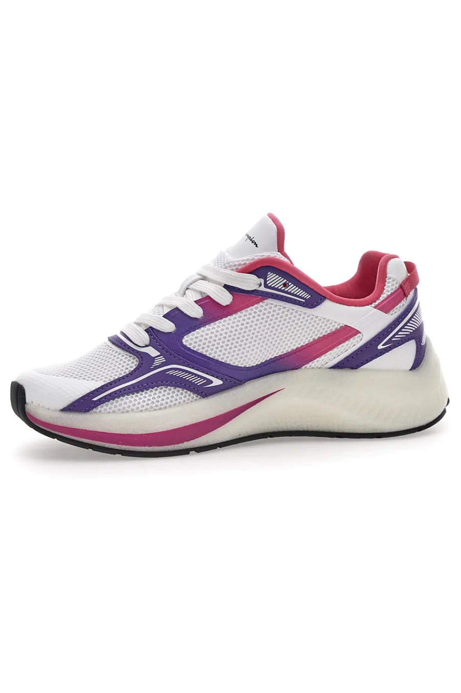 Sneakers Bianche e Viola Con Mesh Vibe-CHAMPION Outlet