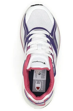 Sneakers Bianche e Viola Con Mesh Vibe-CHAMPION Outlet