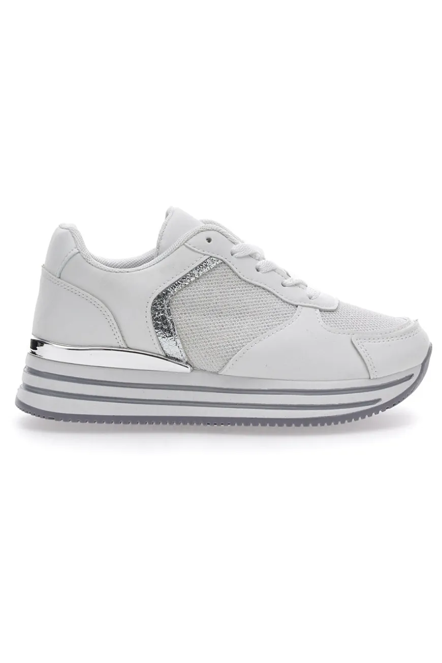 Sneakers Bianche Flatform Cafè Cost 231