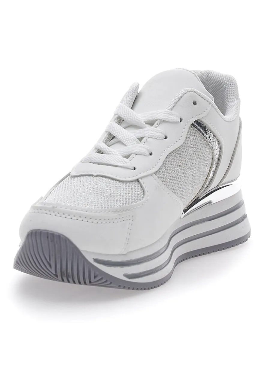 Sneakers Bianche Flatform Cafè Cost 231