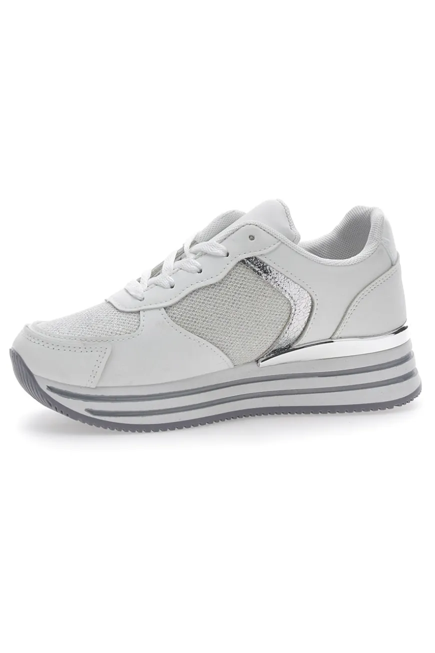 Sneakers Bianche Flatform Cafè Cost 231