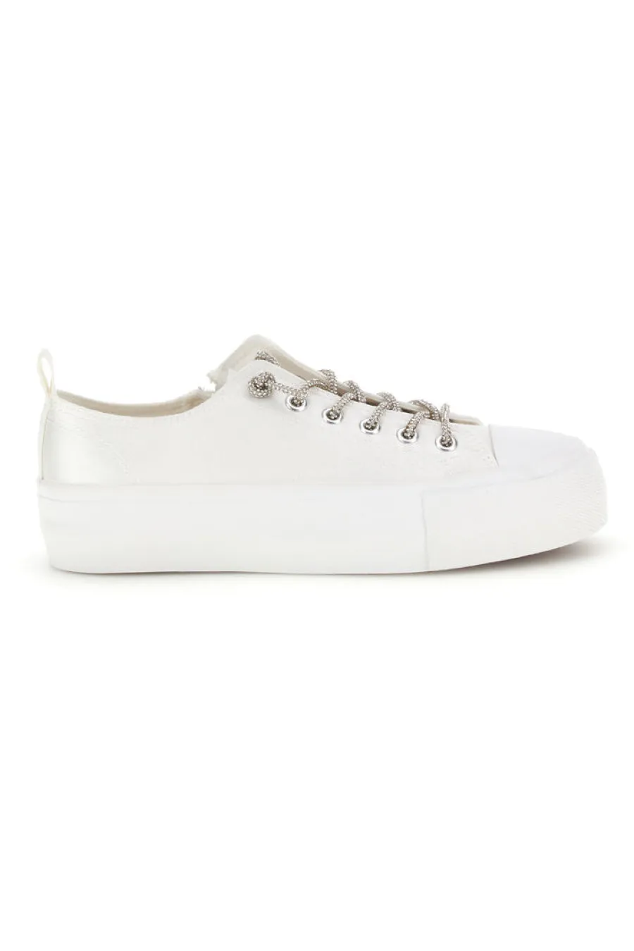 Sneakers bianche in materiale sintetico con lacci decorativi CONV3-ENERGY Online