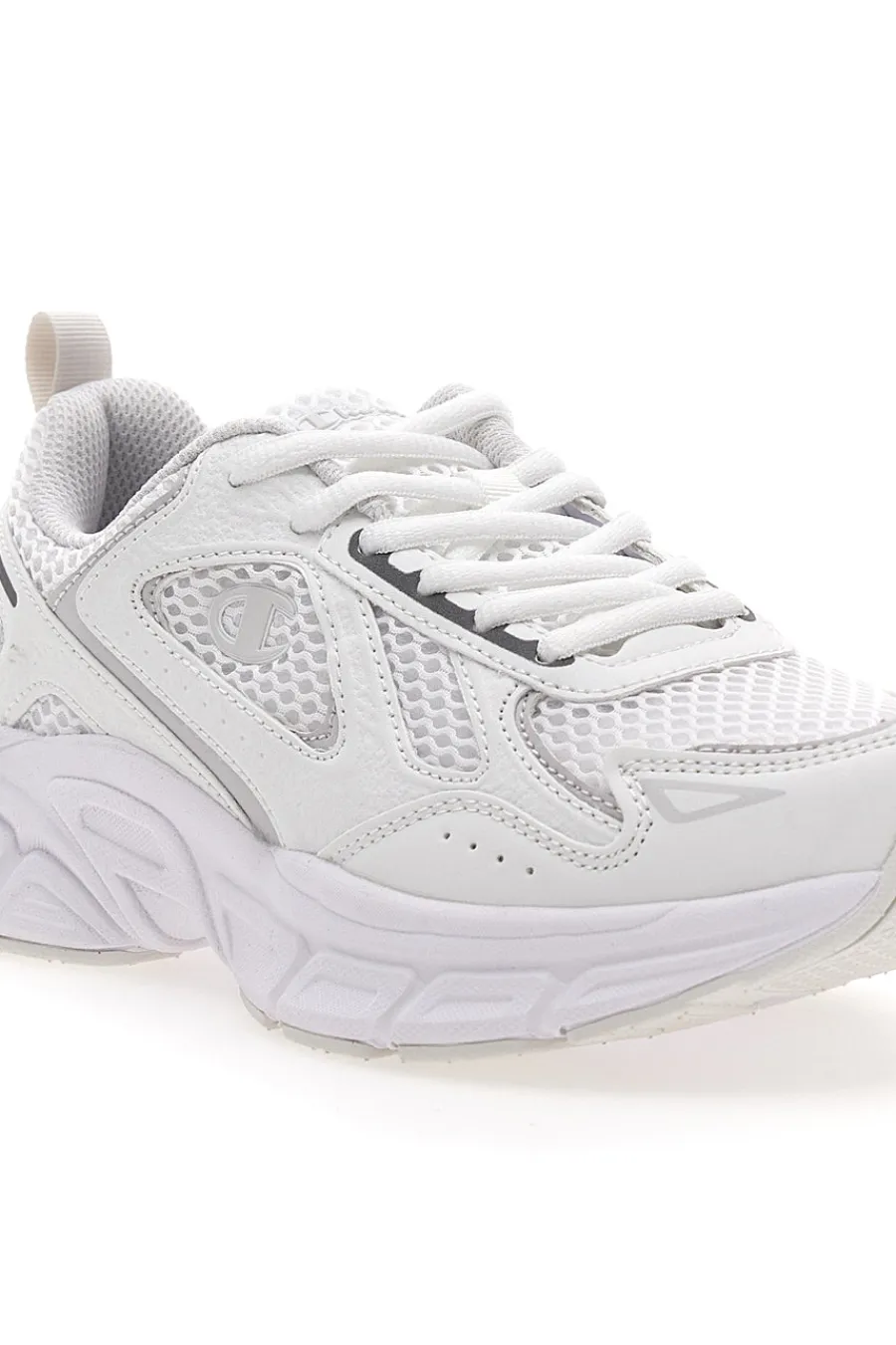 Sneakers bianche in mesh traspirante RT25 MESH-CHAMPION Clearance