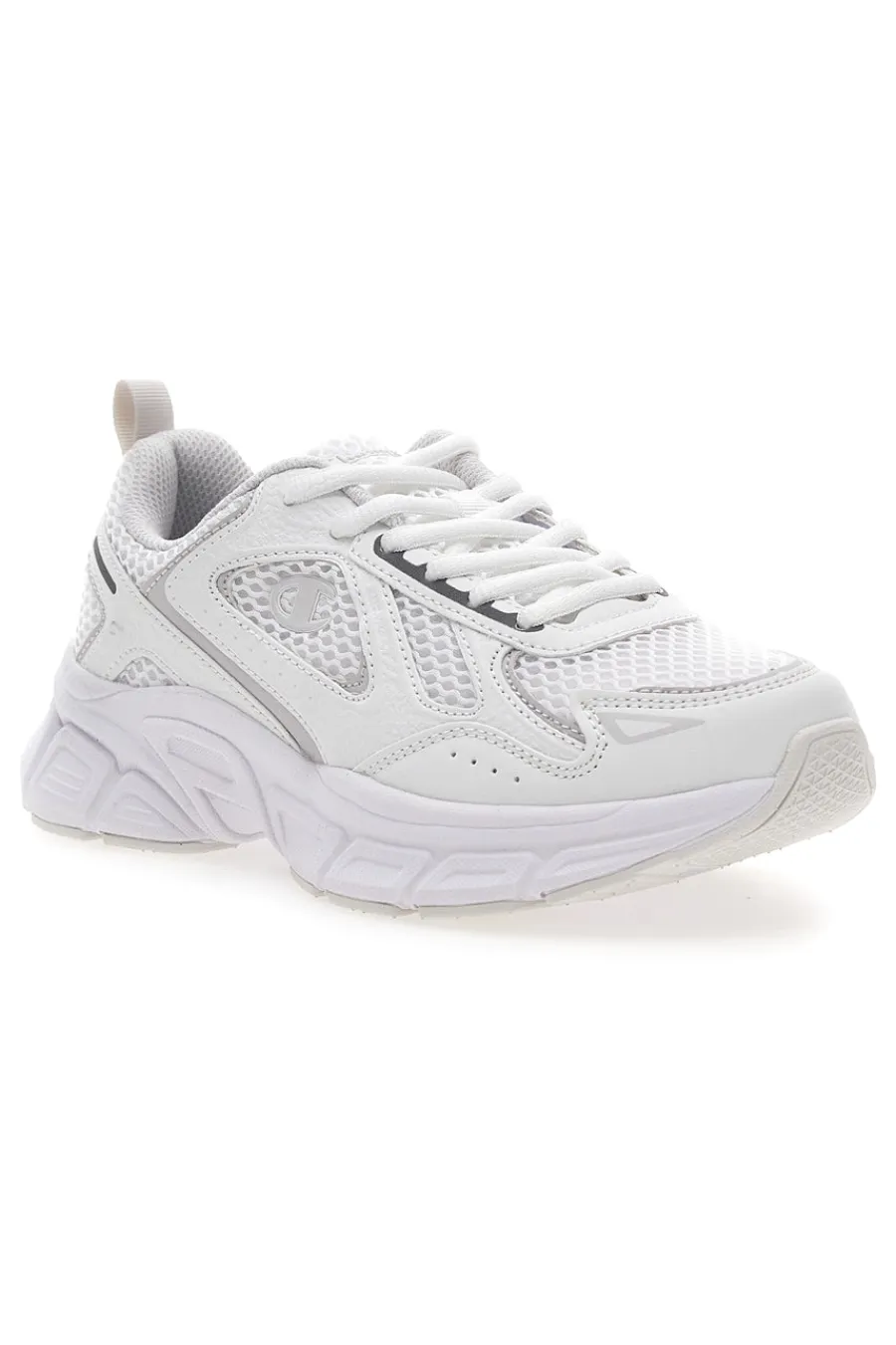 Sneakers bianche in mesh traspirante RT25 MESH-CHAMPION Clearance