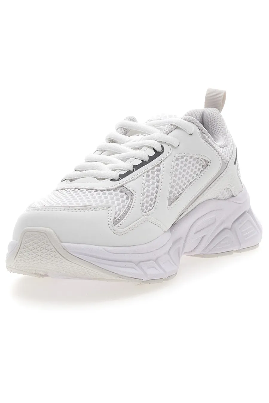 Sneakers bianche in mesh traspirante RT25 MESH-CHAMPION Clearance