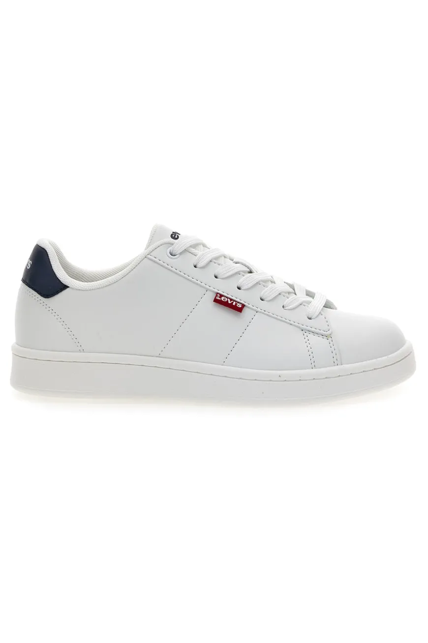 Sneakers bianche lacci e strappo Levi’s Bell JR