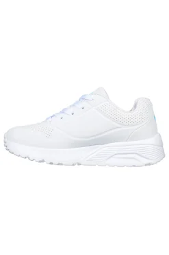 Sneakers bianche multicolor con cuori UNO Lite Spread the Love-SKECHERS Hot