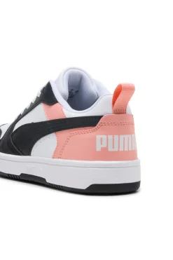 Sneakers bianche, nere e rosa Rebound V6 Lo-PUMA New