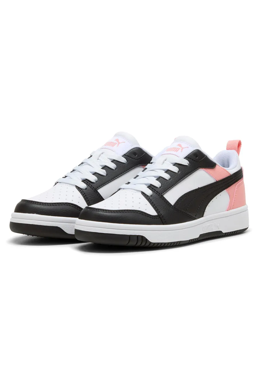 Sneakers bianche, nere e rosa Rebound V6 Lo-PUMA New
