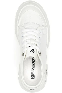 Sneakers Bianche Platform da Donna 7603-FREDDY Outlet