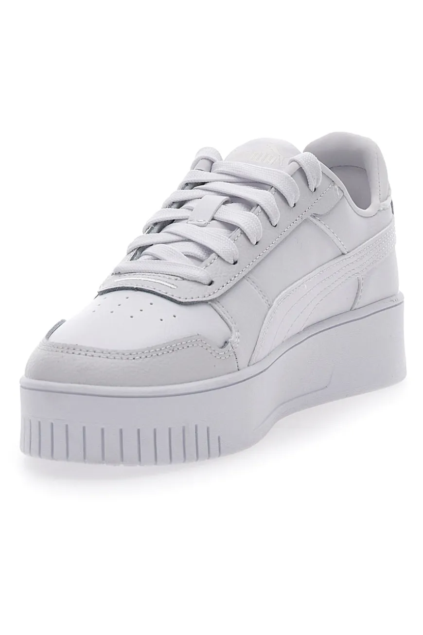 Sneakers Bianche Platform Puma Carina Street JR