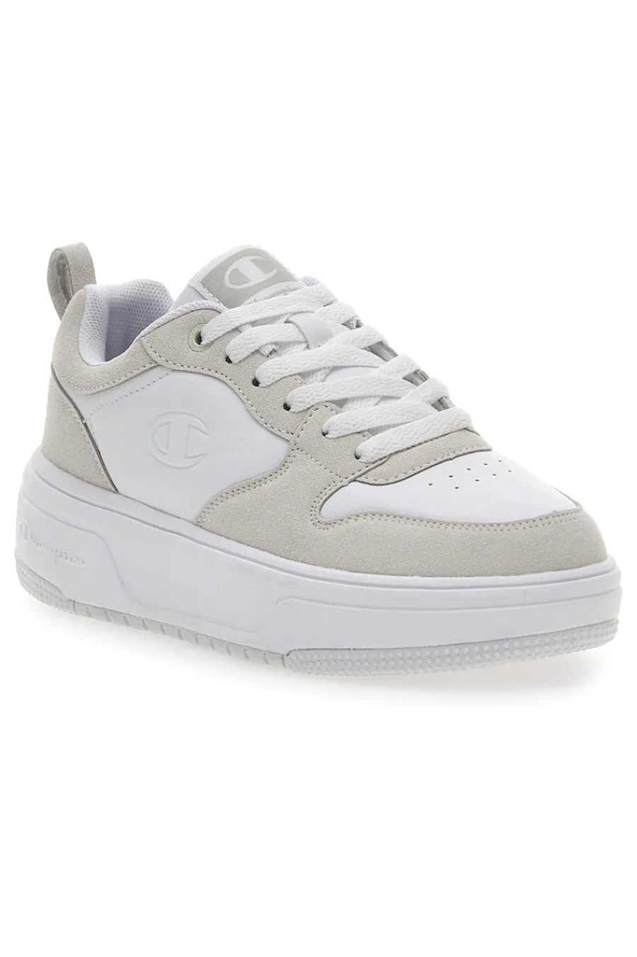 Sneakers Bianco Beige Con Platform RD18 LITE LOW-CHAMPION Online
