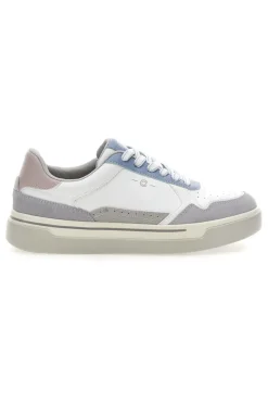 Sneakers Bianco e Azzurro platform in pelle Casey-PITTARELLO CAPSULE