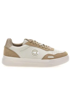 Sneakers Bianco e Beige platform in pelle Casey-PITTARELLO CAPSULE