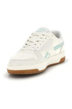 Sneakers bianco in pelle sintetica con dettagli verde acqua Match Prime V2-REEBOK Outlet