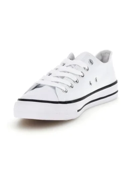Sneakers in tela stringate basse 8011-2T2L Outlet