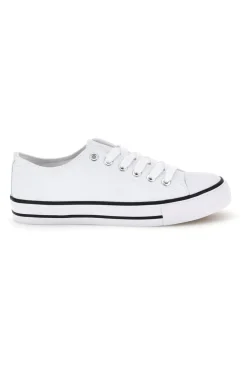 Sneakers in tela stringate basse 8011-2T2L Outlet