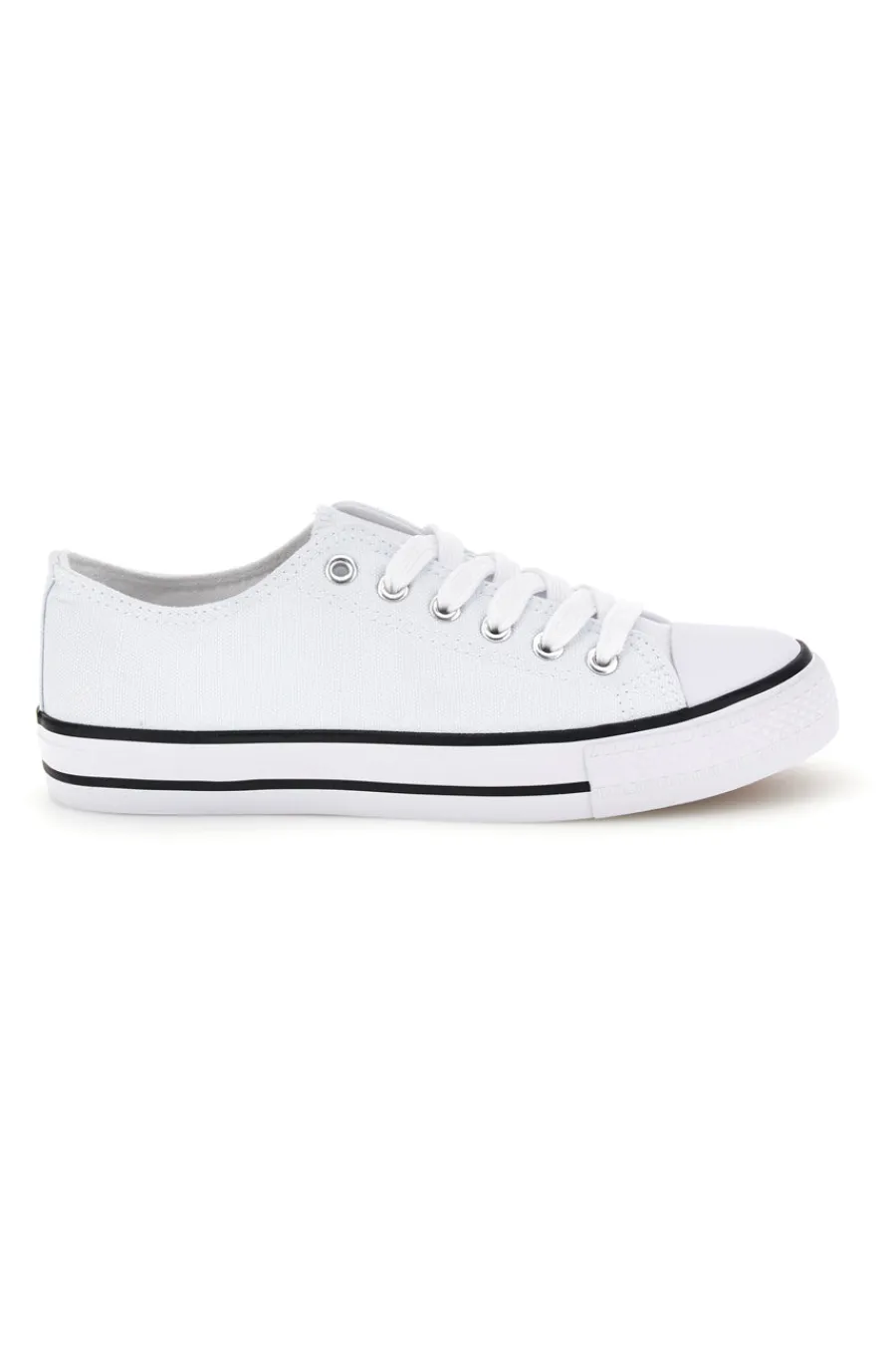 Sneakers in tela stringate basse 8011-2T2L Outlet