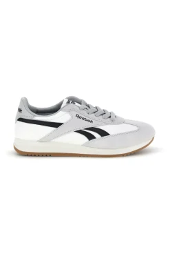 Sneakers bianco in tessuto con inserti grigio chiaro World 70-REEBOK