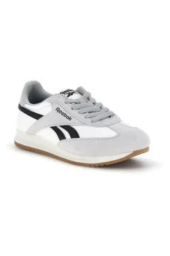 Sneakers bianco in tessuto con inserti grigio chiaro World 70-REEBOK
