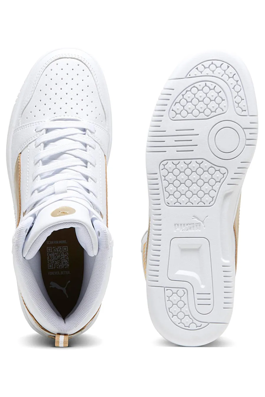 Sneakers Bianco/Oro Mid 39747401-PUMA